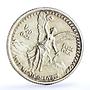 Mexico set of 5 coins Libertad Angel of Independence silver coins 1992