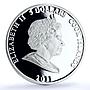 Cook Islands 5 dollars Soviet Cartoons Winnie Pooh Rabbit silver coin 2011