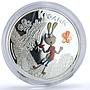 Cook Islands 5 dollars Soviet Cartoons Winnie Pooh Rabbit silver coin 2011