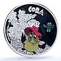 Cook Islands 5 dollars Soviet Cartoons Winnie Pooh Owl Bird silver coin 2011