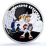 Cook Islands 5 dollars Soviet Cartoons Buratino Adventure Pinocchio Ag coin 2012