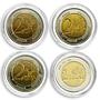 Probe Trial Essai 2 Euro coin set of 13 pcs