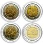 Probe Trial Essai 2 Euro coin set of 13 pcs