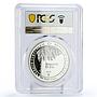 Turkey 50 lira Anniversary of Turkish Olympic Games PR68 PCGS silver coin 2012