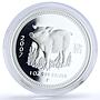 Australia 1 dollar Lunar Calendar series I Year of the Pig proof Ag coin 2007