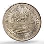 Mexico 5 pesos Opening Southeastern Railroad Train MS65 PCGS silver coin 1950