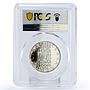 Czech Republic 200 korun Horse-drawn Tram in Brno PR67 PCGS silver coin 1994