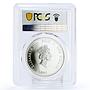 Niue 1 dollar Alexander Nevsky Grand Prince PR69 PCGS color silver coin 2012