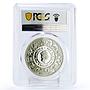 Niue 1 dollar Alphonse Mucha Zodiac series Cancer PR70 PCGS silver coin 2011