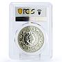 Niue 1 $ Alphonse Mucha Zodiac Signs series Taurus PR69 PCGS silver coin 2011