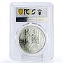Czechoslovakia 500 korun Birthday Comenius Komensky MS68 PCGS silver coin 1992