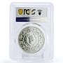 Niue 1 $ Alphonse Mucha Zodiac Signs series Taurus PR69 PCGS silver coin 2011