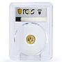 Sealand 2 1/2 dollars ORCA Whale Fauna PR67 gold coin 1994