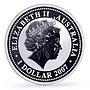 Australia 1 dollar Lunar Calendar I Year of the Ox gilded silver coin 2009