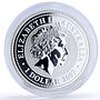 Australia 1 dollar Lunar Calendar I Year of the Tiger gilded silver coin 2010