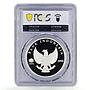 Indonesia 10000 rupiah UNICEF Scouts Child Planting PR68 PCGS silver coin 1999