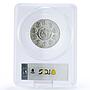 Mexico 2 onzas Libertad Angel of Independence MS69 PCGS silver coin 1998
