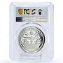 Marshall Islands 50 dollars First Docking in Space PR69 PCGS silver coin 1989