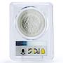 Mexico 1 onza Libertad Angel of Independence MS69 PCGS silver coin 1997