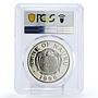 Nauru 1 dollar Queen Mother Bombed Buckingham Palace PR69 PCGS CuNi coin 1996