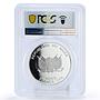 Niger 1000 francs The Flirt Alphonse Mucha PR69 PCGS silver coin 2012