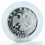 Russia 2 rubles Signs of Zodiac Sagittarius proof silver coin 2002