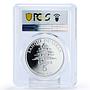 Lebanon 5 livres Natural Scenes Lake Qaraoun PR70 PCGS silver coin 2012