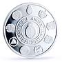 Argentina 25 pesos Beijing Olympic Games Basketball proof silver coin 2007