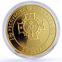 Belarus 20 rubles 1025 Years Rus Christianizing Church Bird gilded Ag coin 2013