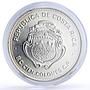 Costa Rica 100 colones International Year of the Child Birds silver coin 1979