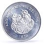 Costa Rica 100 colones International Year of the Child Birds silver coin 1979