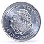 Costa Rica 100 colones International Year of the Child Birds silver coin 1979