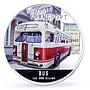 Niue 2 dollars Soviet Transport Bus Automobiles Cars colored proof Ag coin 2010