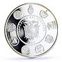 Ecuador 1 sucre Olympic Games Race Walking Sportsman proof silver coin 2007