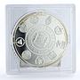 Spain 10 euro Olympic Sailing Vela Boat Ship proof silver coin 2007