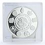 Mexico 5 pesos Beijing Olympic Games series Indian Sports proof silver coin 2008