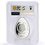 Cook Islands 5 dollars Imperial Faberge PR69 PCGS Gold Egg silver coin 2013