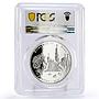 Niue 1 dollar Raifa Monastery Church Cathedral PR70 PCGS silver coin 2014
