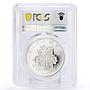 Lithuania 50 litu Lithuanian Sajudis Barricades Crowd PR69 PCGS silver coin 2013