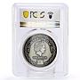 Tokelau 1 dollar Asian Tiger Wild Animals PR70 PCGS silver coin 2013