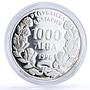 Bulgaria 1000 leva Seafaring Kaliakra Ship Clipper proof silver coin 1996