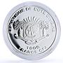 Ivory Coast 1000 francs Seafaring Soleil Royal Ship Clipper silver coin 2010