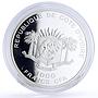 Ivory Coast 1000 francs Seafaring Astrolabe Ship Clipper proof silver coin 2006