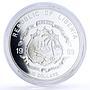Liberia 10 dollars Seafaring Mayflower Ship Clipper proof silver coin 1999