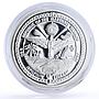 Marshall Islands 50 dollars Seafaring USS Constitution Ship silver coin 1997