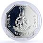 Vanuatu 50 vatu Seafaring Astrolabe Ship Clipper proof silver coin 1999