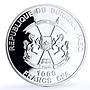 Burkina Faso 1000 francs Seafaring HMS Euryalus Ship Clipper silver coin 2014