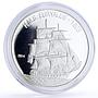 Burkina Faso 1000 francs Seafaring HMS Euryalus Ship Clipper silver coin 2014