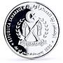 Saharawi 1000 pesetas Seafaring Nordic Drakkar Ship Clipper silver coin 1997