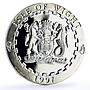 Isle of Wight 1 euro Seafaring Yacht Britannia Ship Steamship silver coin 1997